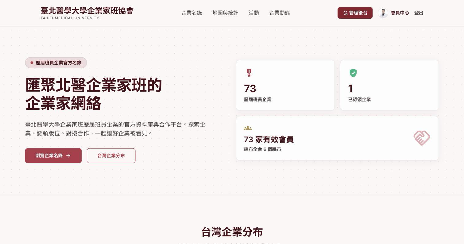 北醫生醫企業家班協會